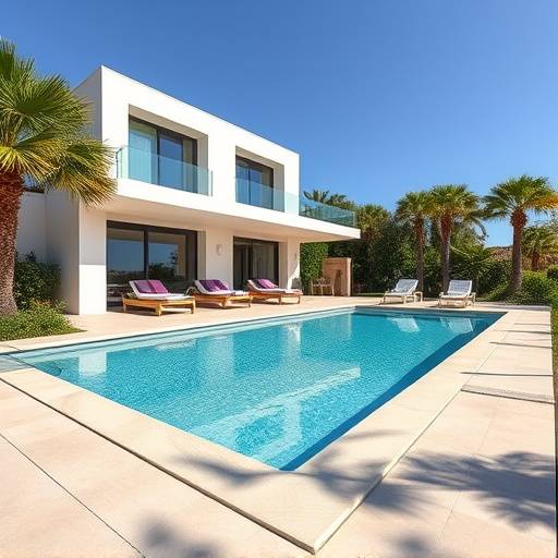 Aperäu du lieu de tournage: Villa moderne avec piscine à Nice